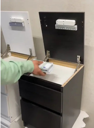 NightGuard™ Secure Nightstand with Electronic Lock & Secret Compartment