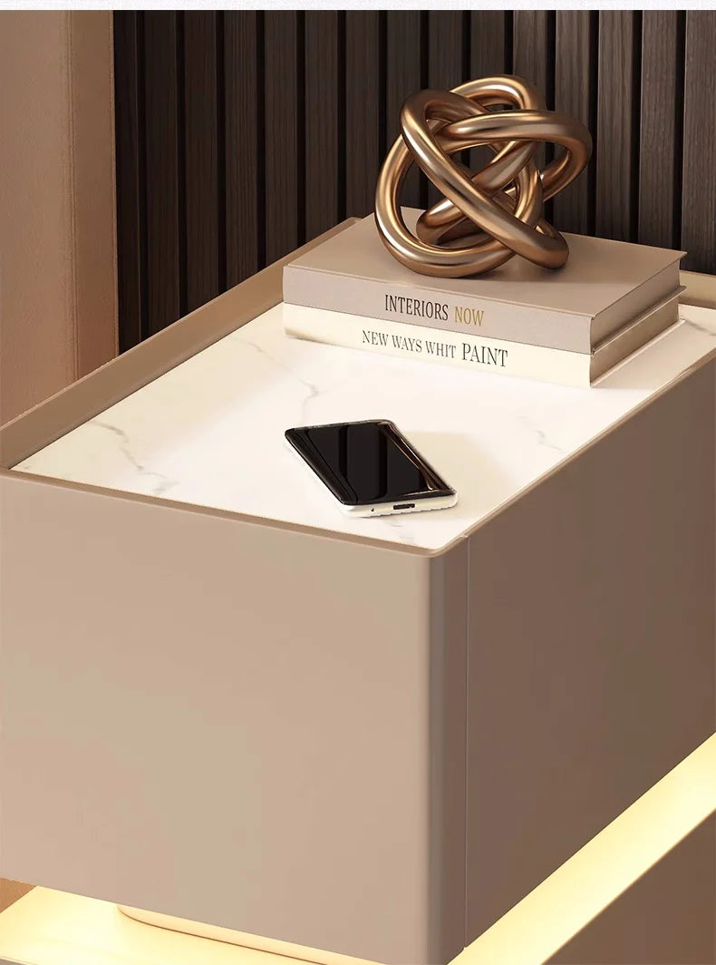 NightGuard™ Smart Nightstand with Wireless Charging & Sensor Light