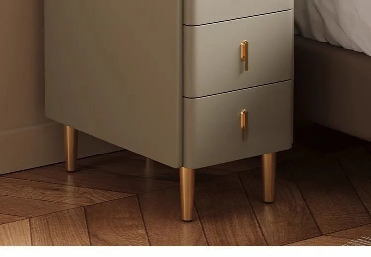 NightGuard™ Ultra-Thin Smart Nightstand with Wireless Charging & Marble Top