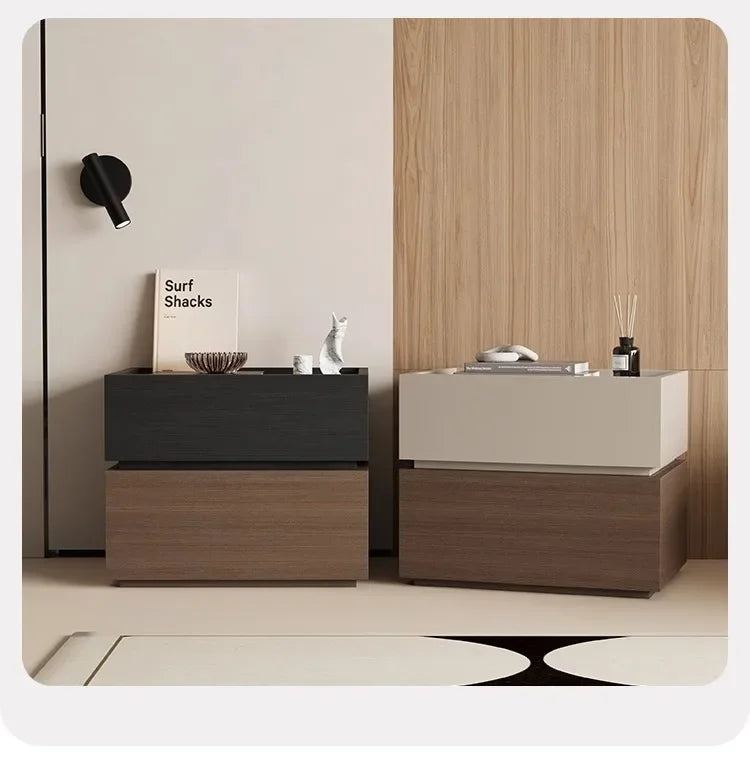 NightGuard™ Solid Wood Nightstand - Paint-Free Natural Finish