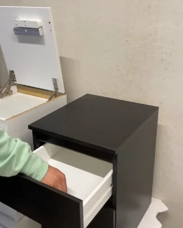 NightGuard™ Secure Nightstand with Electronic Lock & Secret Compartment