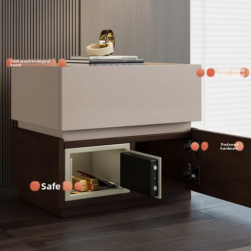 NightGuard™ Solid Wood Nightstand - Paint-Free Natural Finish