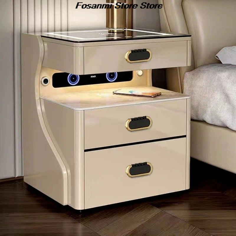 NightGuard™ Elite Safe Cabinet with Wireless Charging & Fingerprint Lock