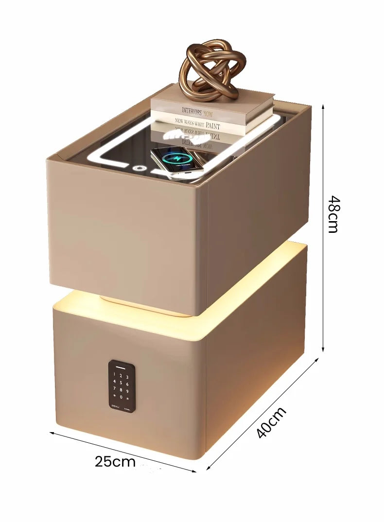 NightGuard™ Smart Nightstand with Wireless Charging & Sensor Light