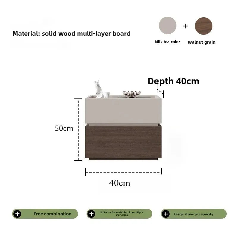 NightGuard™ Solid Wood Nightstand - Paint-Free Natural Finish