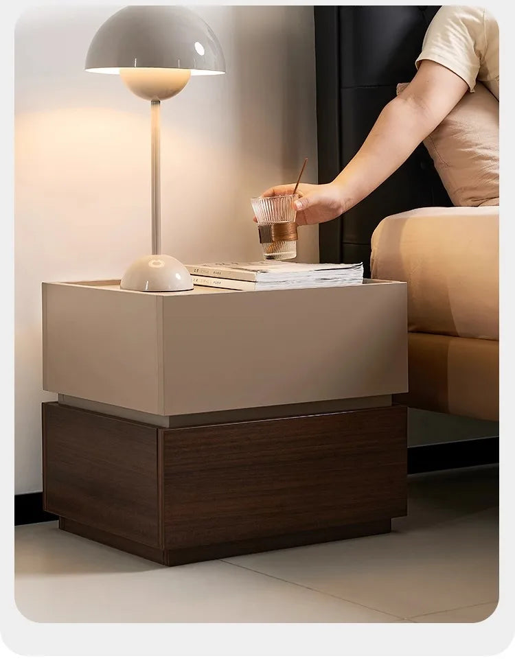 NightGuard™ Solid Wood Nightstand - Paint-Free Natural Finish