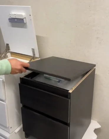 NightGuard™ Secure Nightstand with Electronic Lock & Secret Compartment