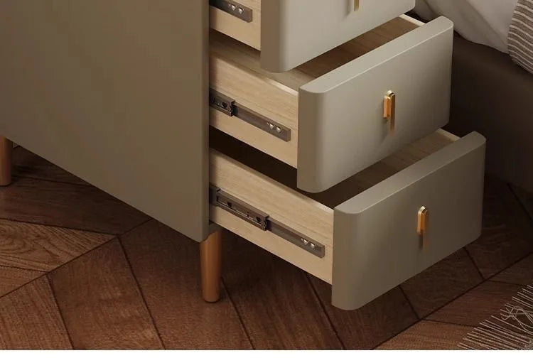 NightGuard™ Ultra-Thin Smart Nightstand with Wireless Charging & Marble Top