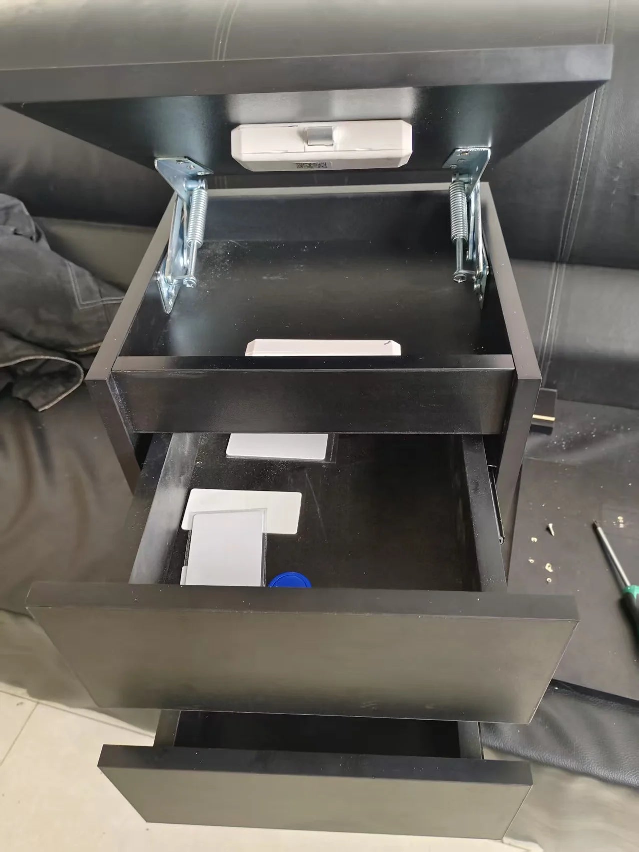 NightGuard™ Secure Nightstand with Electronic Lock & Secret Compartment