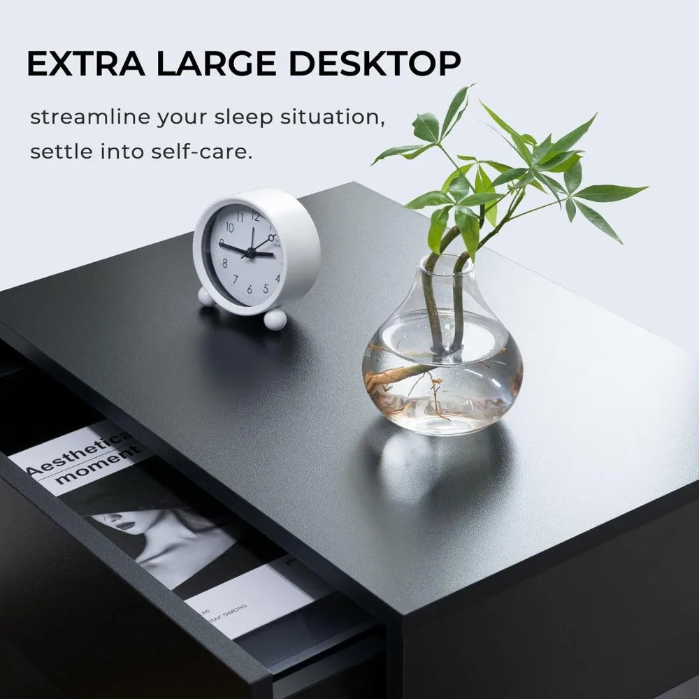 NightGuard™ LED Nightstand with 3 Drawers